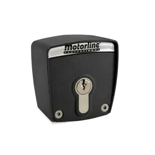Operate your gate manually and ensure secure access with a hardwired physical key switch