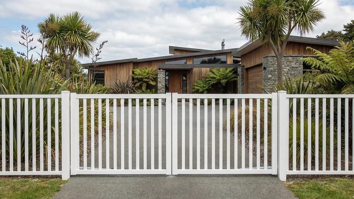 Luna Vertical Slat swing Gate
