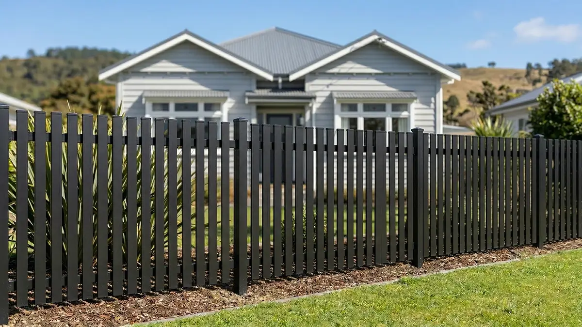 Luna Vertical Slat Fence Panel